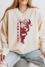 I saw that funny santa sweatshirt