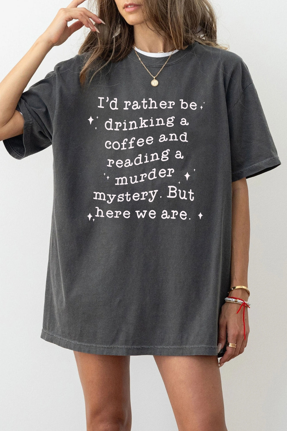 I'd rather be drinking coffee tee