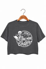 Just one more chapter reading crop top