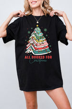 All booked for christmas tee