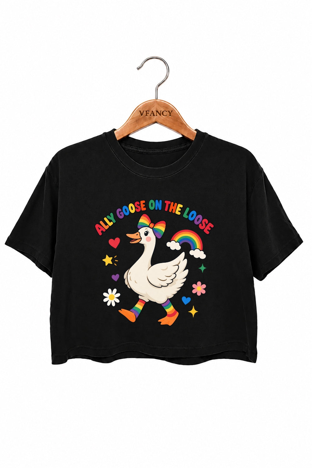 Ally goose on the loose crop top