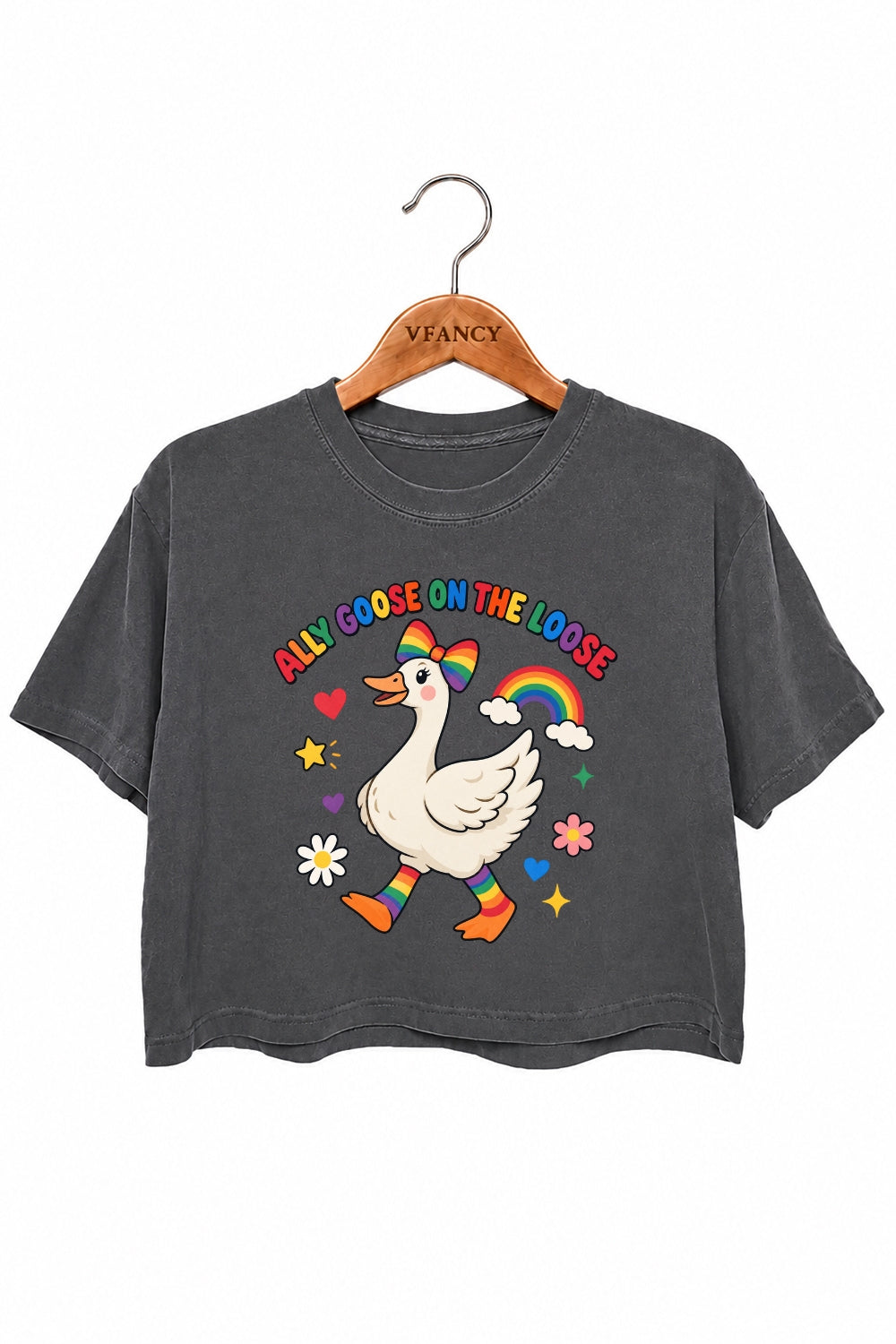 Ally goose on the loose crop top