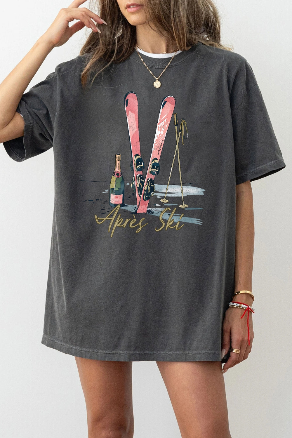 Apres ski champagne tee