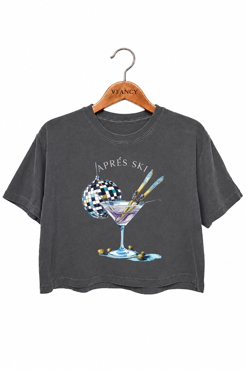 Apres ski drinking crop top