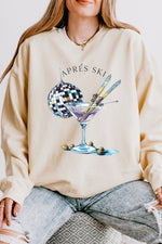 Apres ski drinking sweatshirt