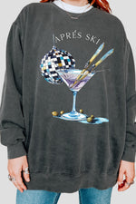 Apres ski drinking sweatshirt