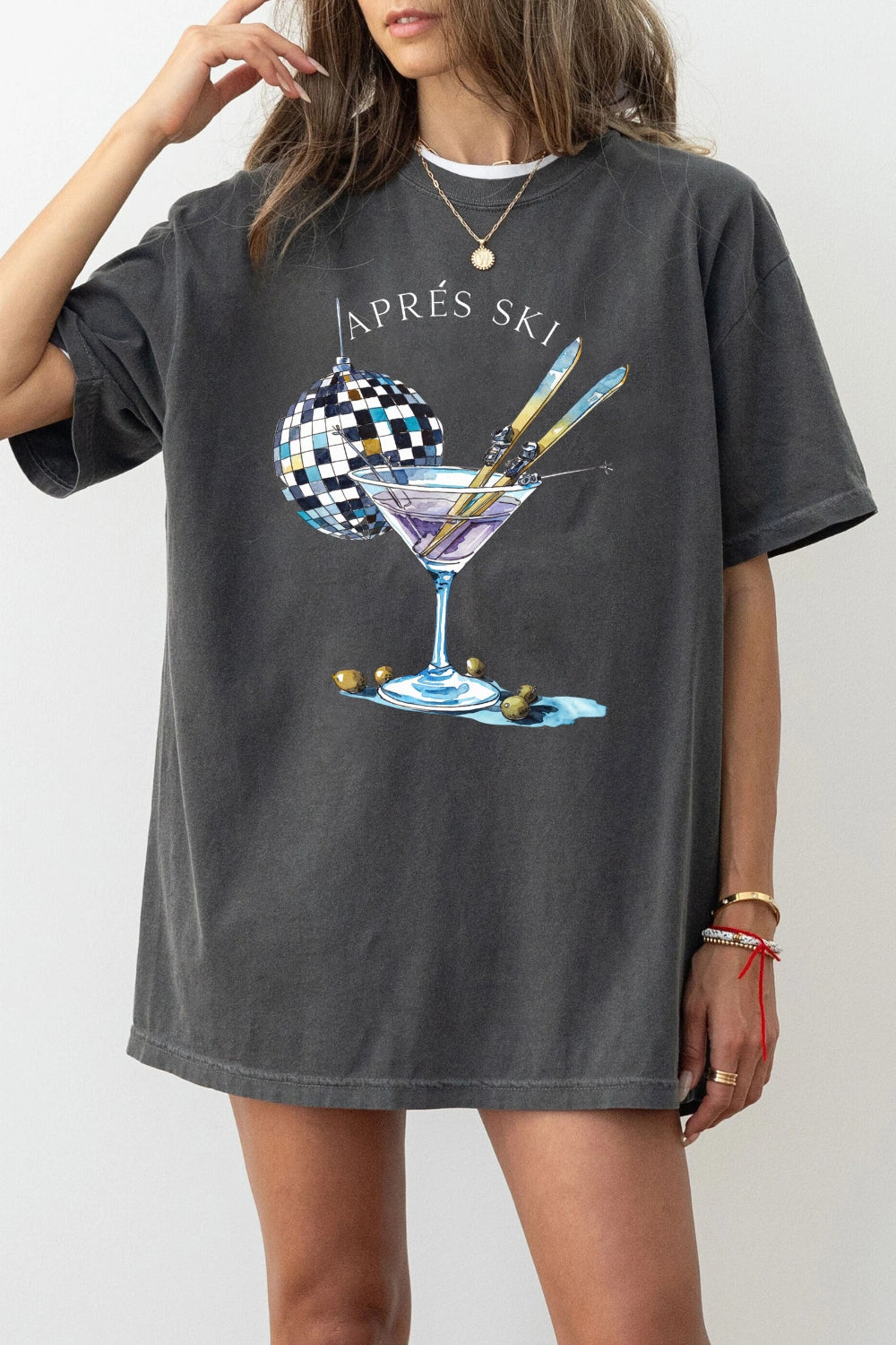 Apres ski drinking tee
