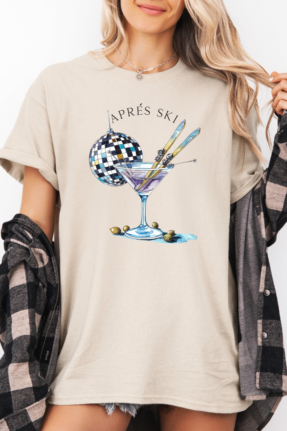 Apres ski drinking tee