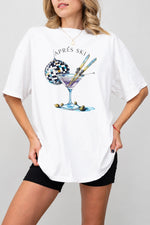 Apres ski drinking tee