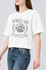 Apres ski social club crop top