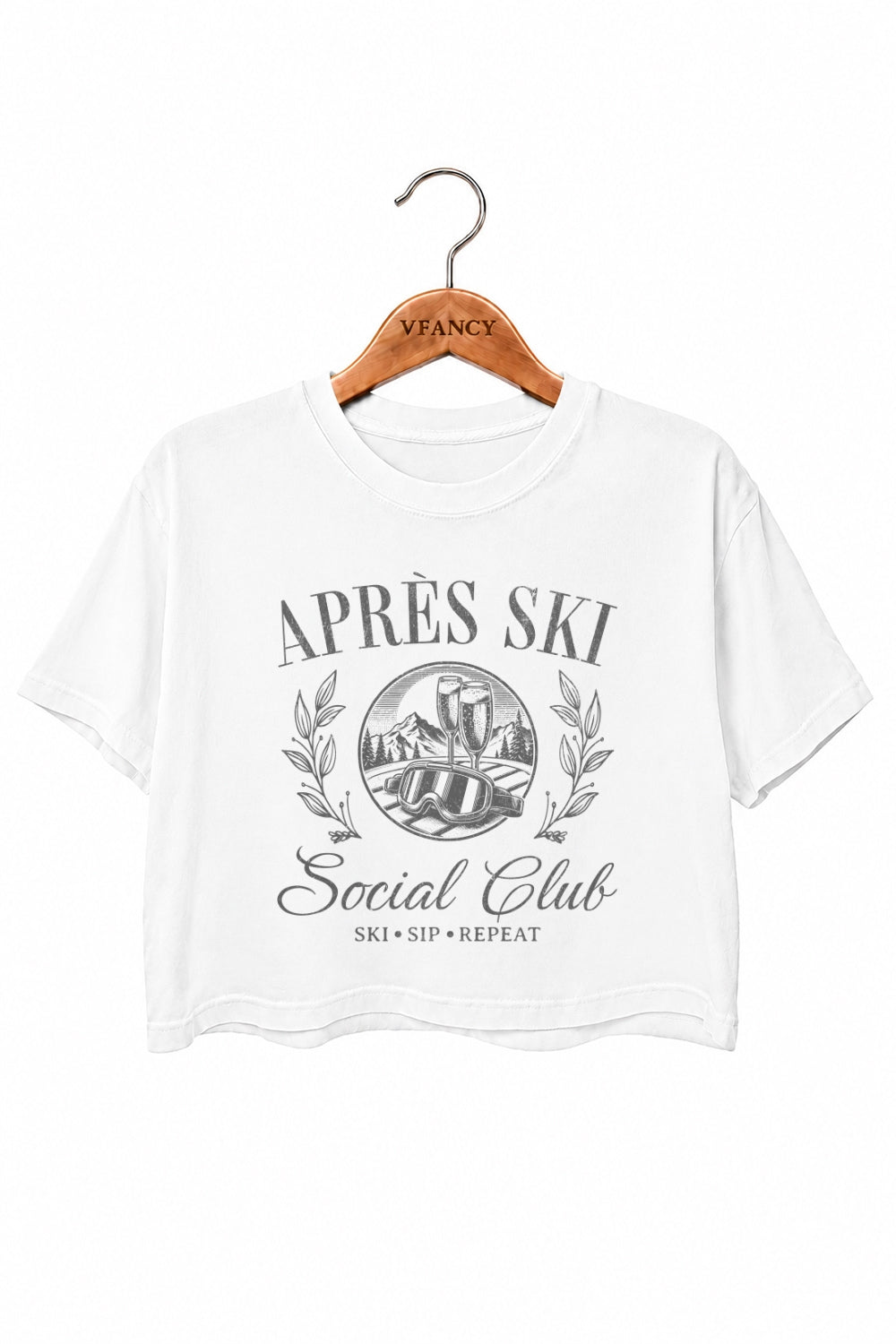 Apres ski social club crop top