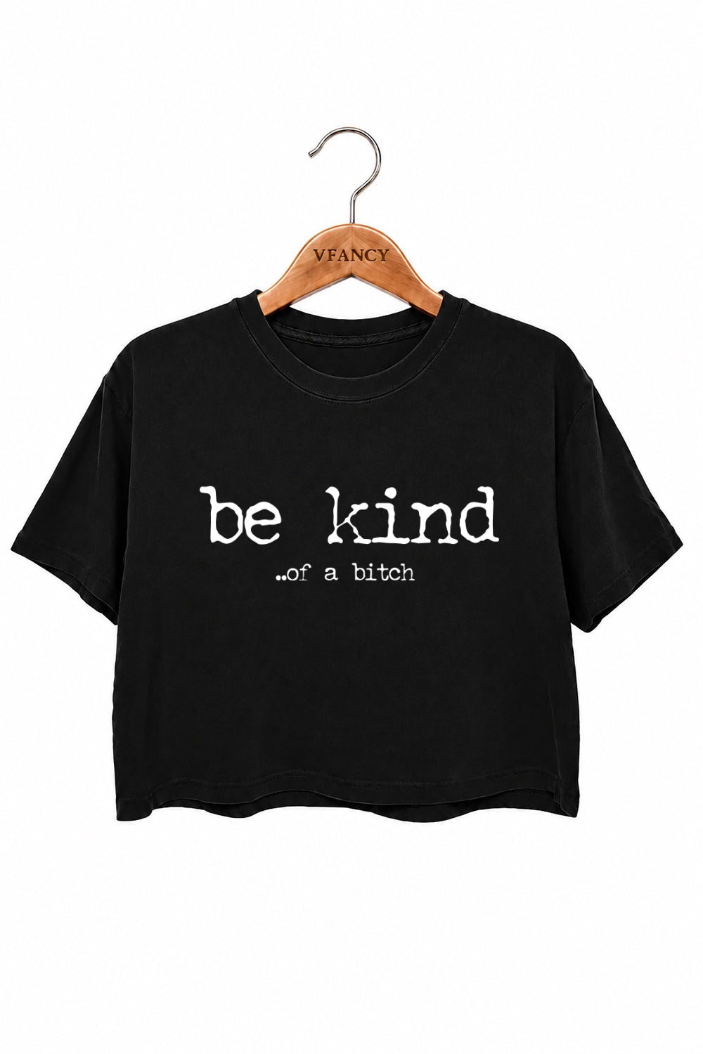 Be kind funny crop top