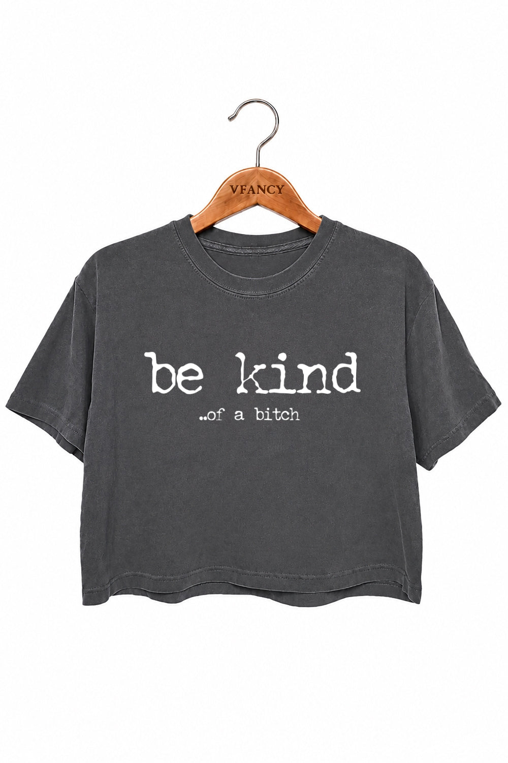 Be kind funny crop top