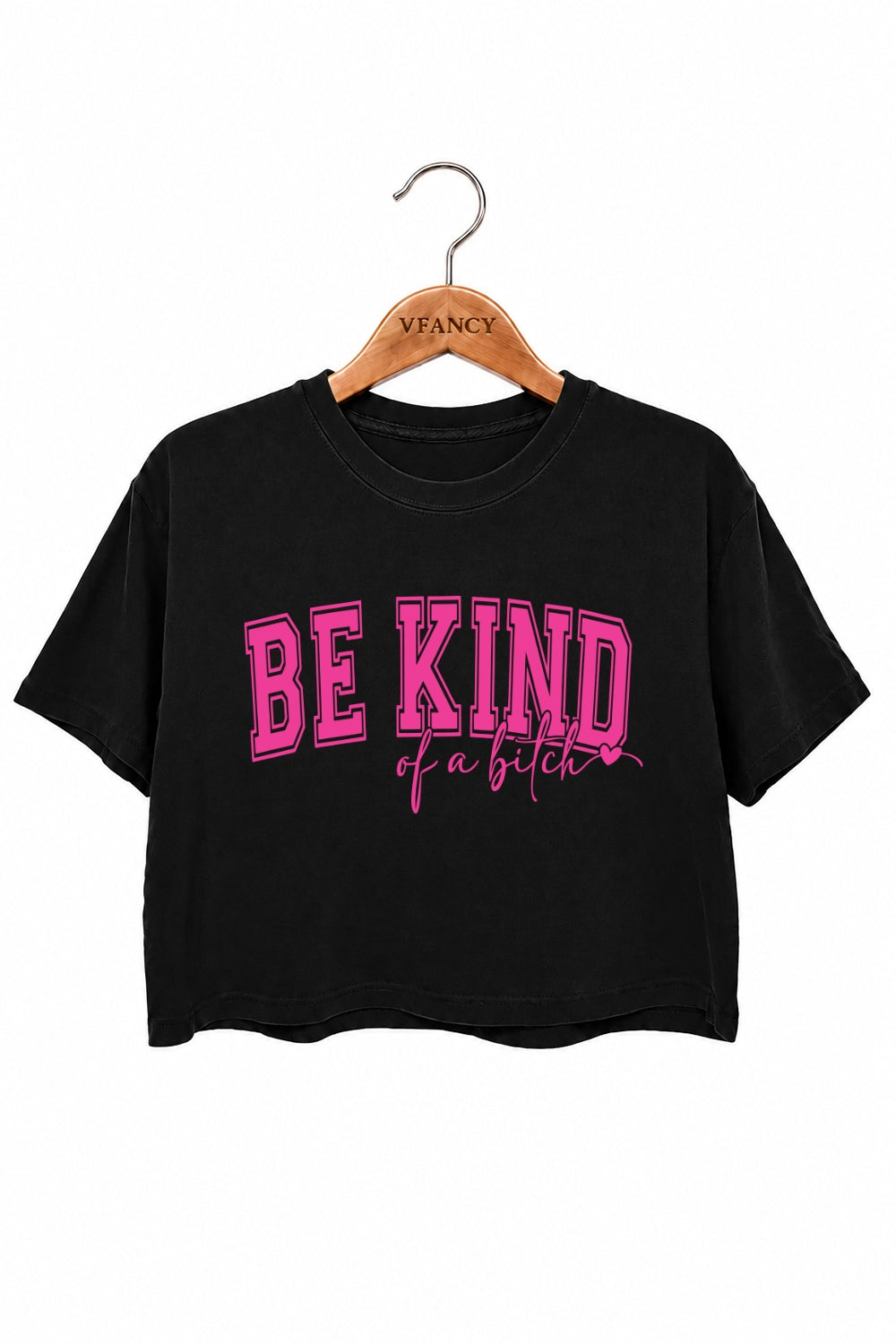 Be kind pink crop top