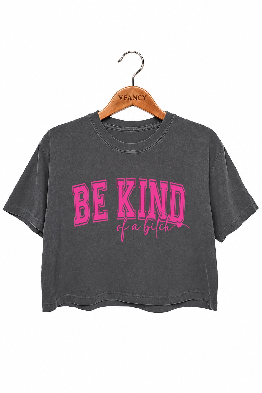 Be kind pink crop top