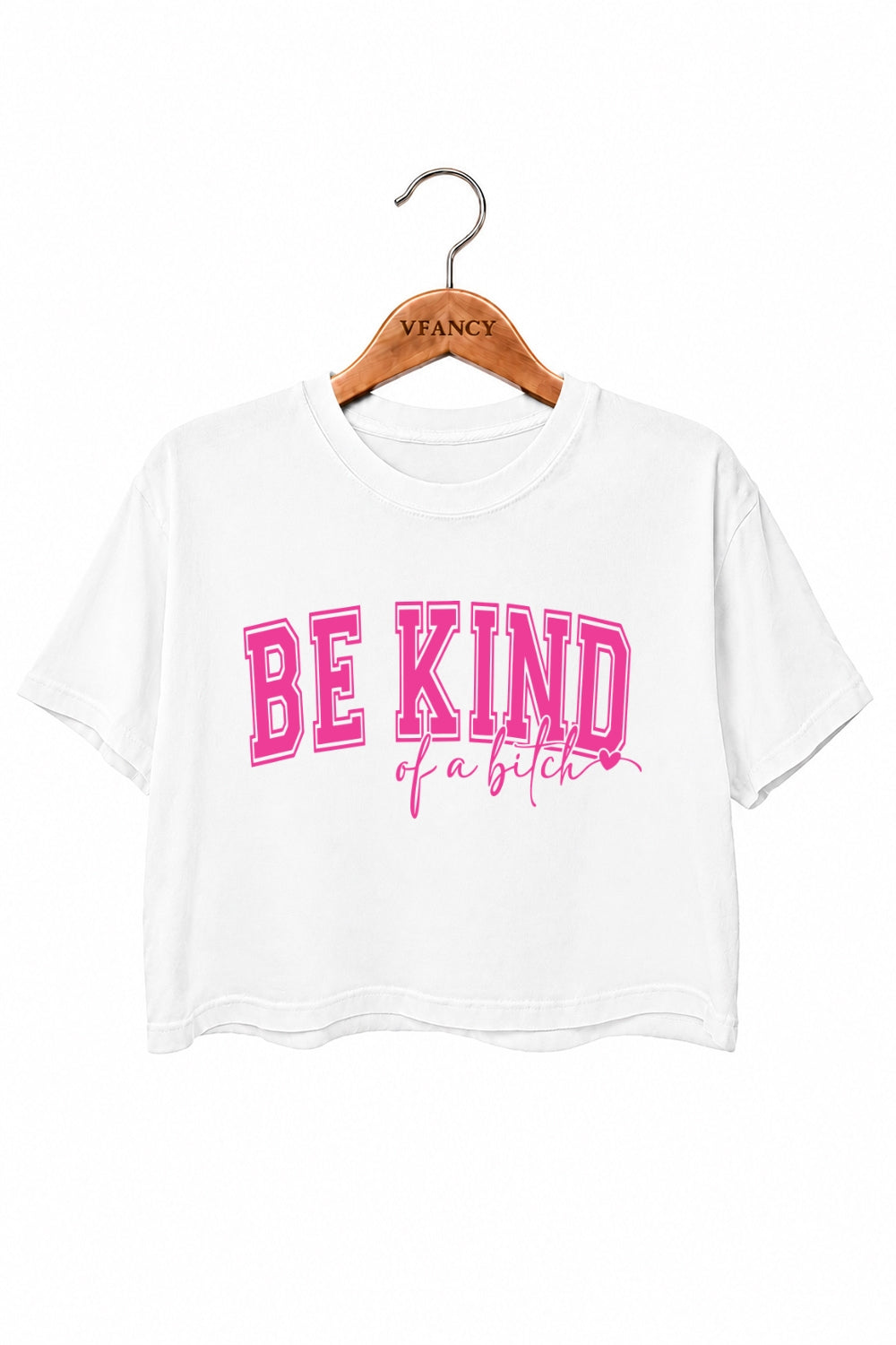 Be kind pink crop top