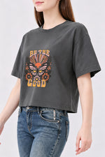 Be the good butterfly crop top