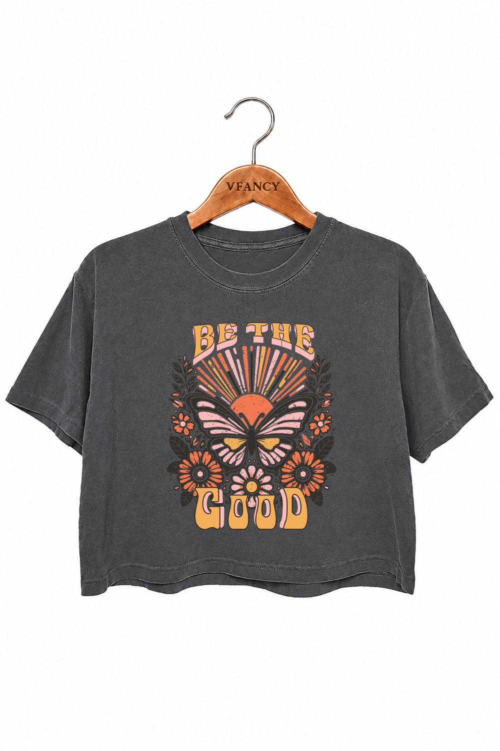 Be the good butterfly crop top