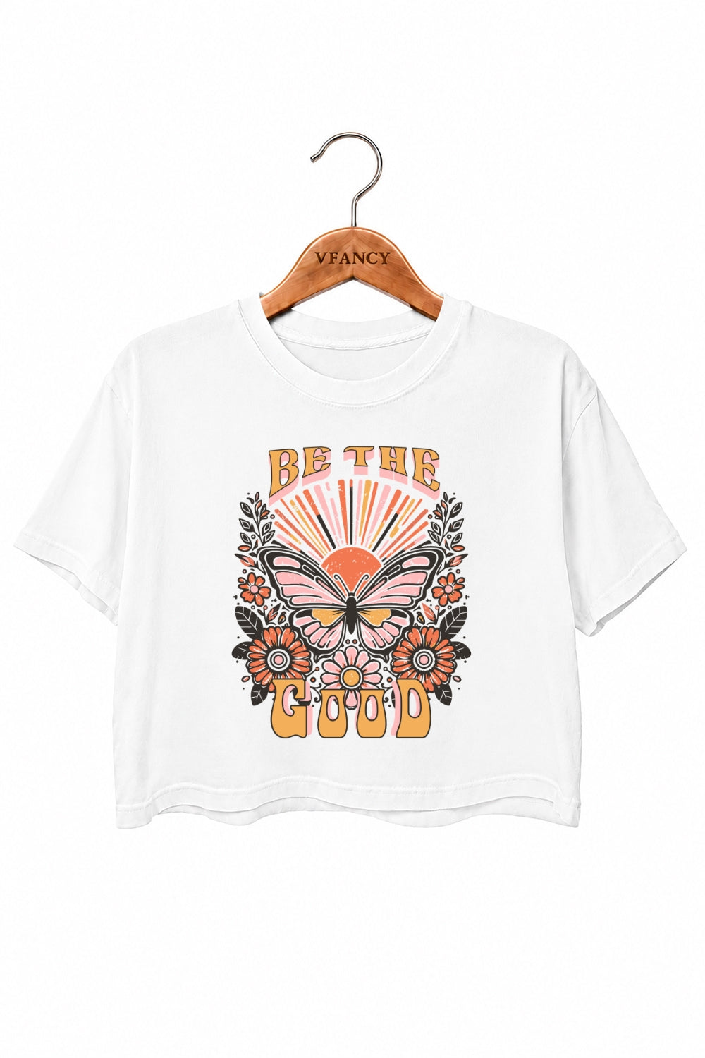 Be the good butterfly crop top