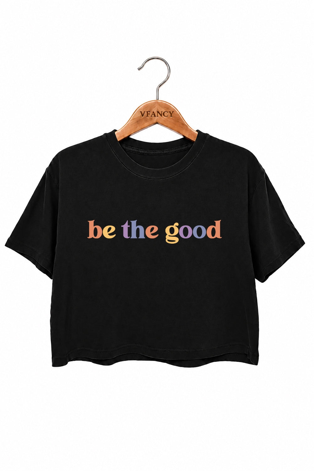 Be the good letters crop top