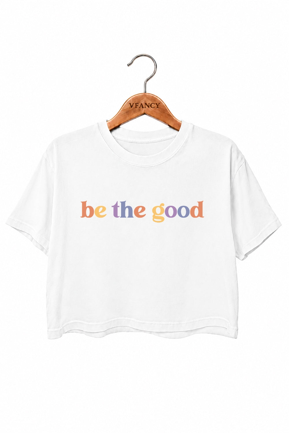 Be the good letters crop top