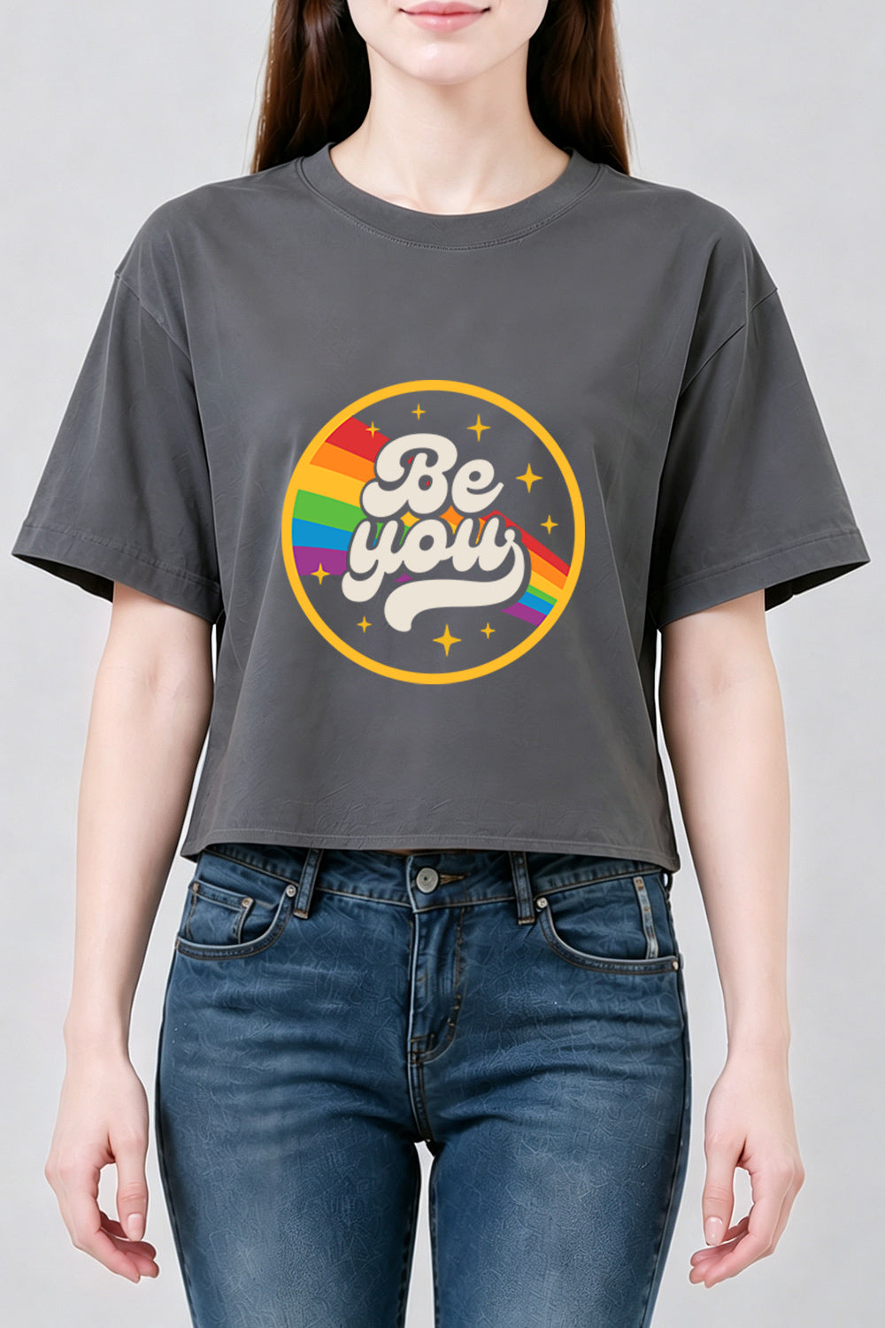 Be you pride crop top