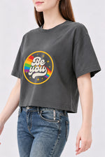 Be you pride crop top