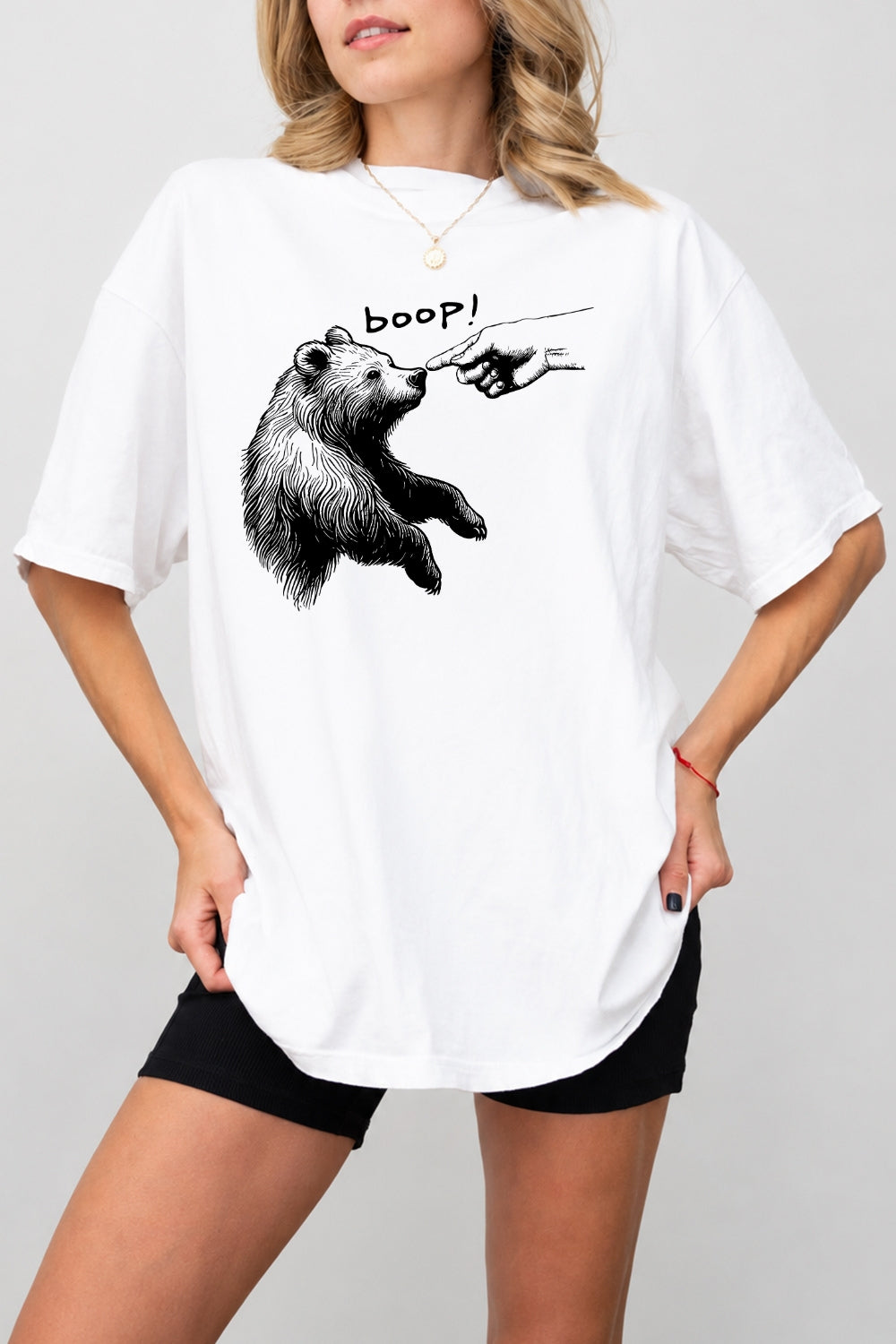 Bear nose boop tee