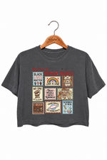 Big fan of human rights poster crop top