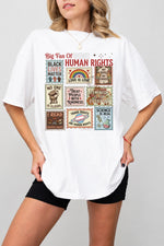 Big fan of human rights poster tee