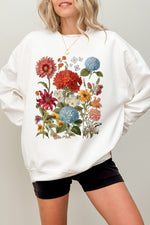 Boho floral sweatshirt