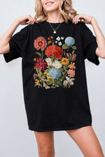 Boho floral tee