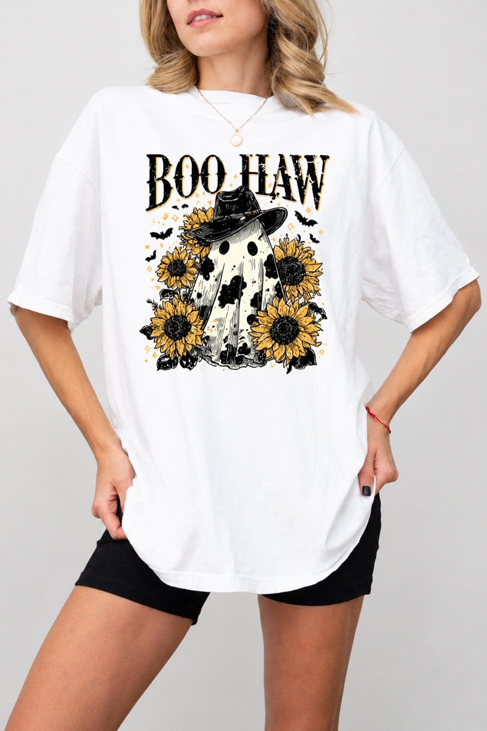 Boo haw cowboy ghost tee