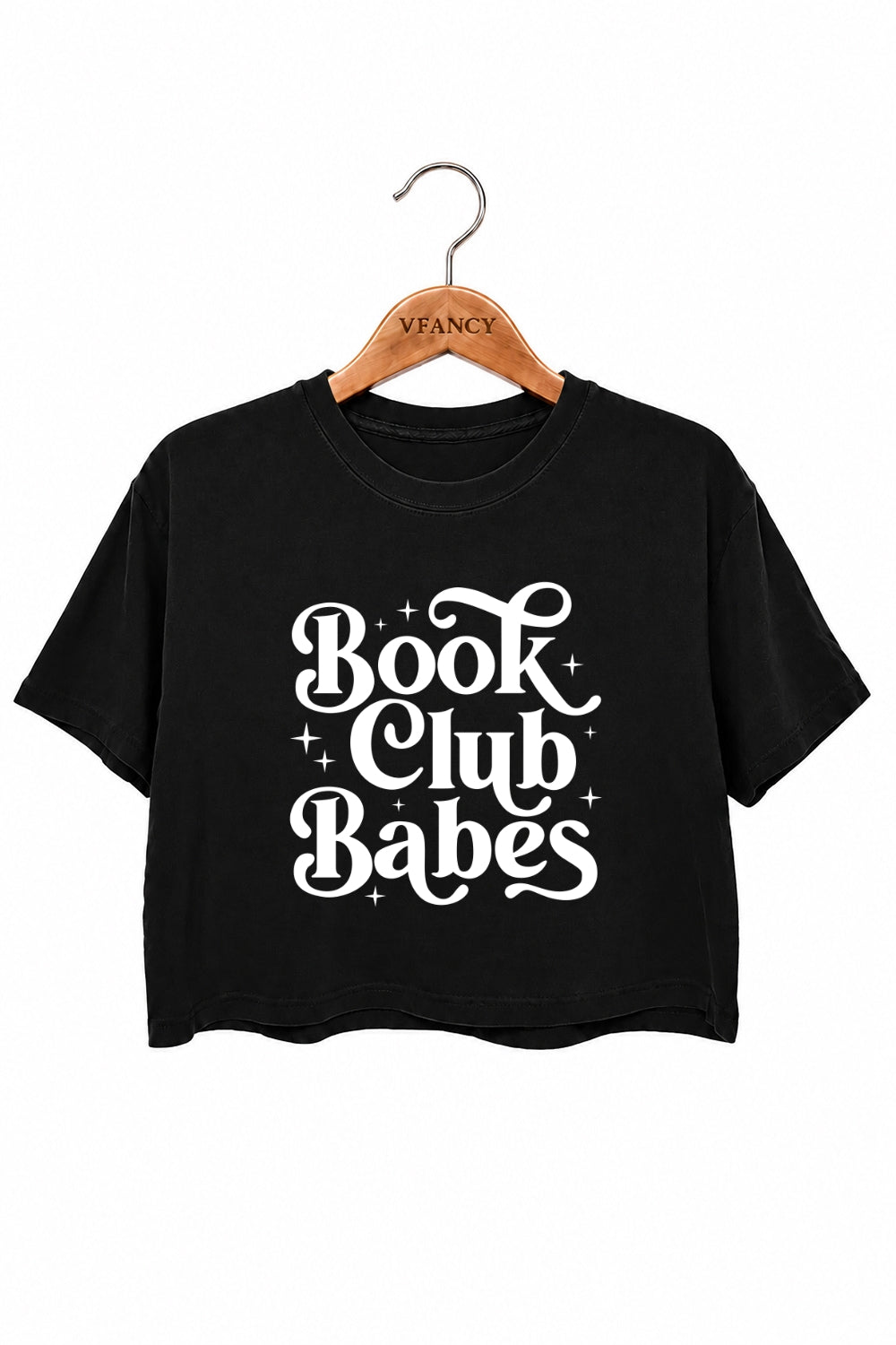 Book club babes crop top