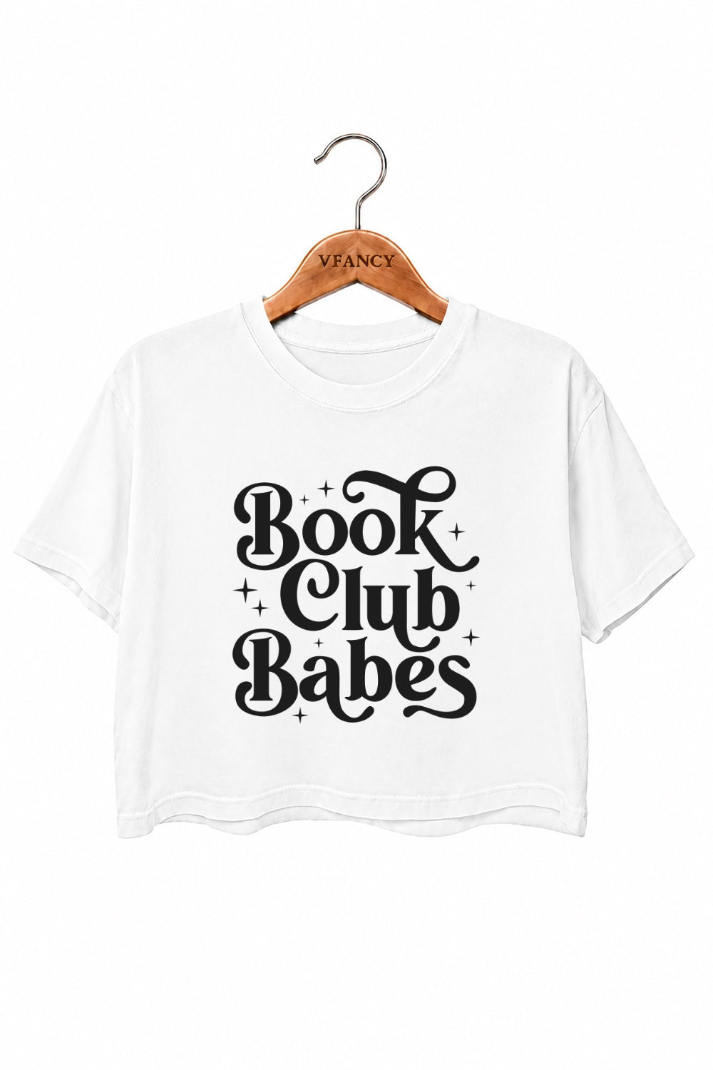 Book club babes crop top