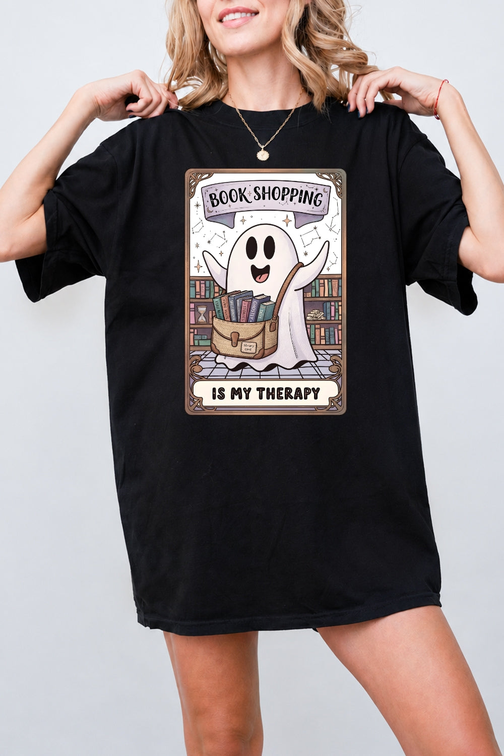 Book shopping is my therapy tee