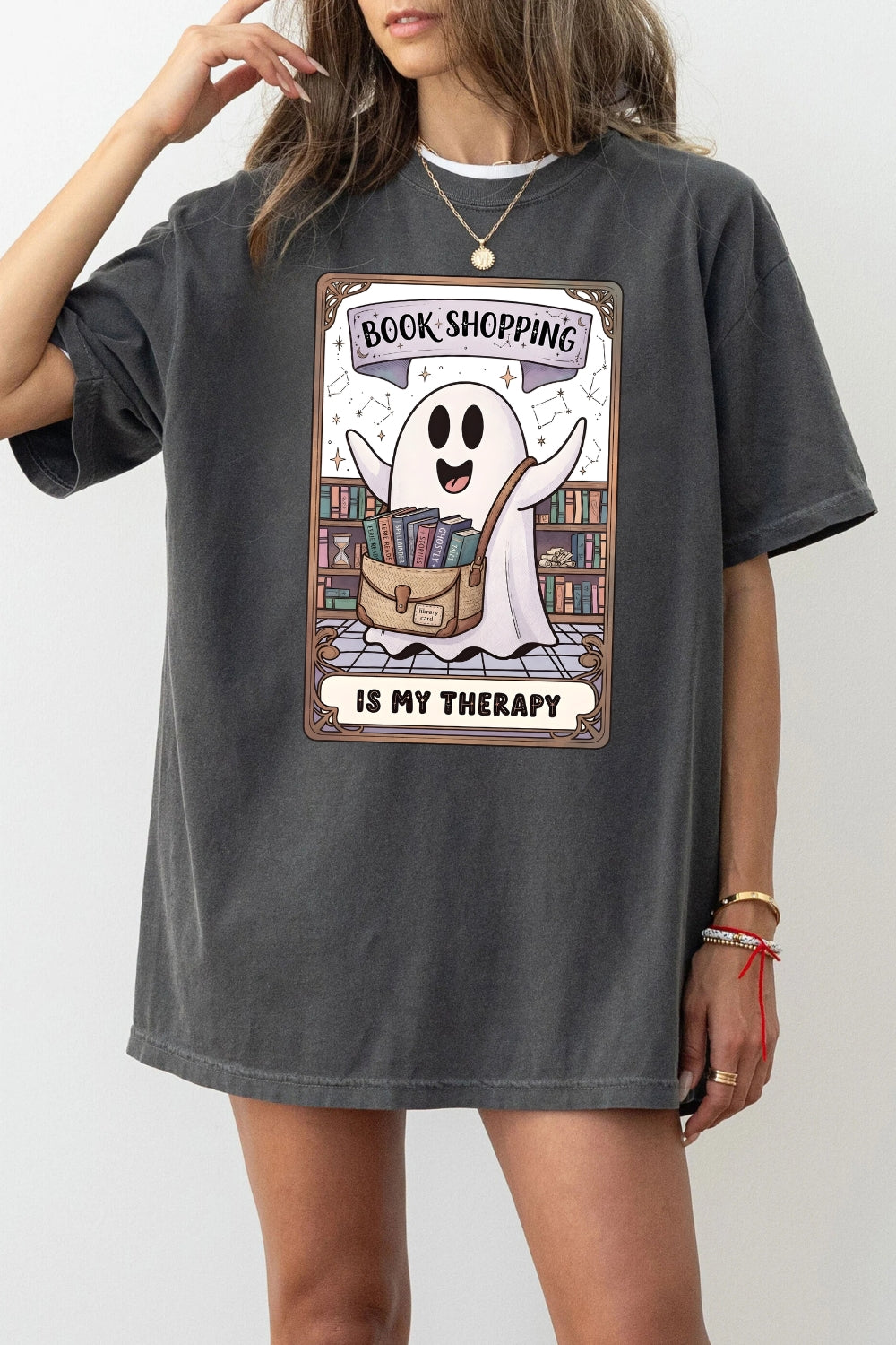 Book shopping is my therapy tee