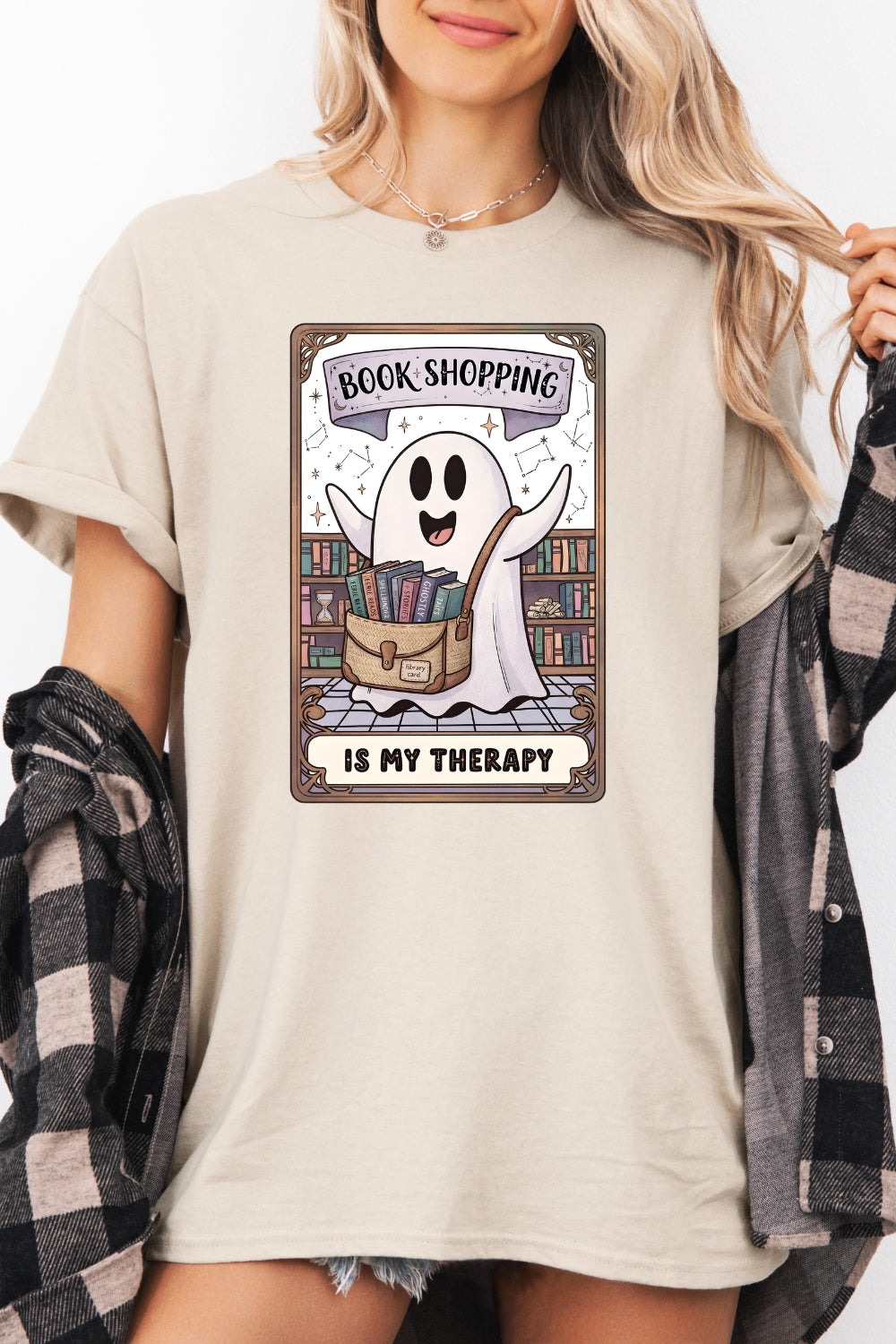Book shopping is my therapy tee