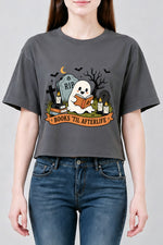 Books til afterlife crop top
