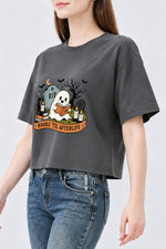 Books til afterlife crop top