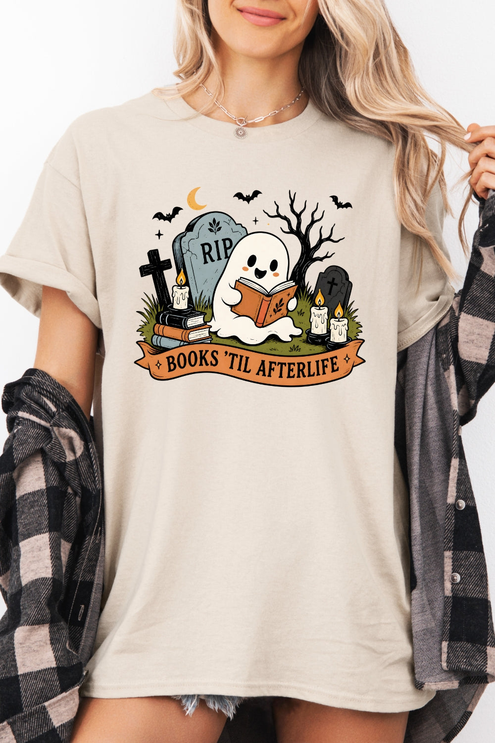 Books til afterlife tee