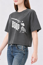 Boop dog nose crop top