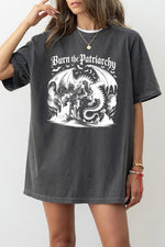 Burn the patriarchy dragon tee