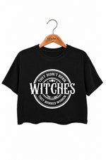Burn witches circle crop top