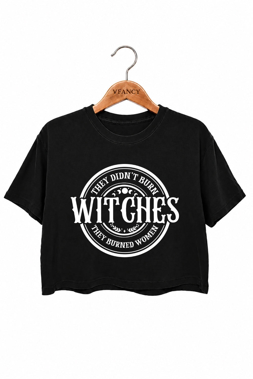 Burn witches circle crop top