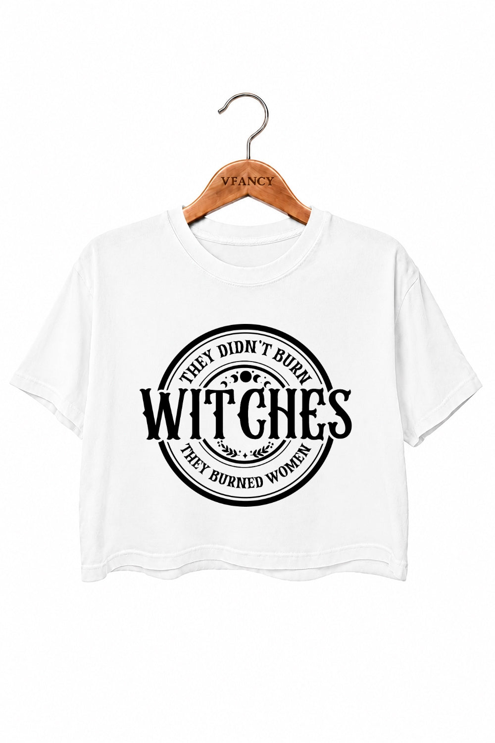 Burn witches circle crop top