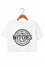 Burn witches circle crop top