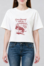 Carry yourself with the confidence crop top