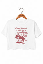 Carry yourself with the confidence crop top