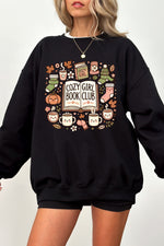 Cozy girl book club warm sweatshirt